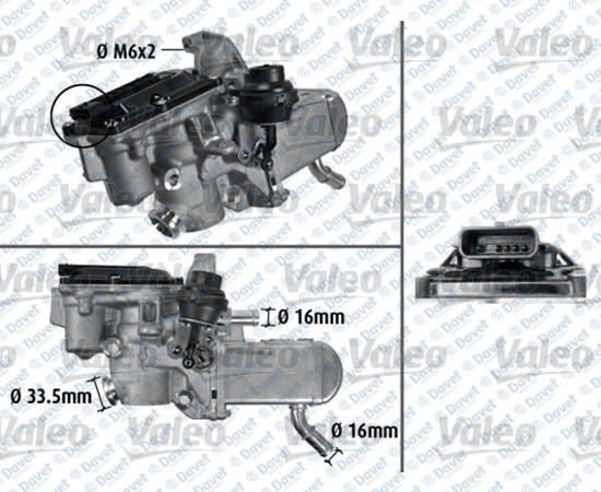 VALEO 700433 Egr Valfi Megane Iii/Scenic Iii 1.9dci  ####